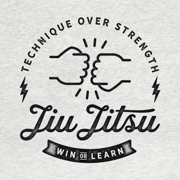 Jiu Jitsu: Technique over strength / Win or Learn by SurfYogaBJJ